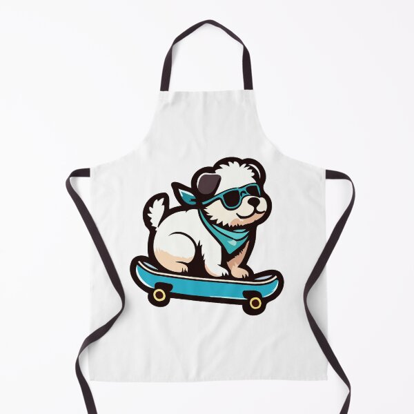 Item preview, Skateboarding Dog in Sunglasses - Cool Canine Skater designed and sold by Akioos.