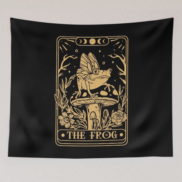 Item preview, The Frog Tarot Card designed and sold by SebastiMatthiro.