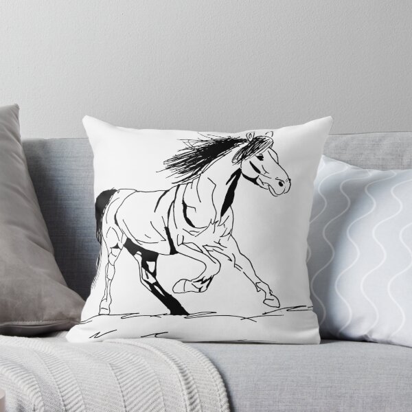 Item preview, Equine in Motion: A Running Horse Sketch designed and sold by omryjs.