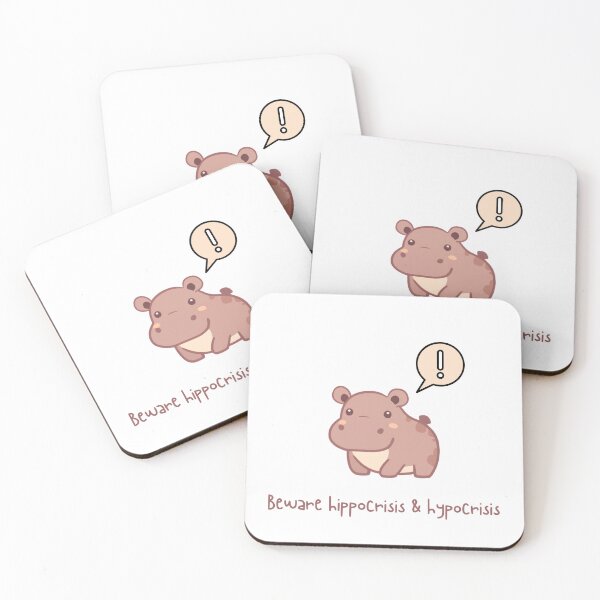 Item preview, hippo (beware hippocrisis & hypocrisis) designed and sold by Thewordstshirt.