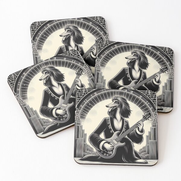 Item preview, Serenade, Afghan Hound Musician designed and sold by Faerieglen.
