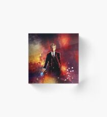 10th Doctor abstract Acrylic Block