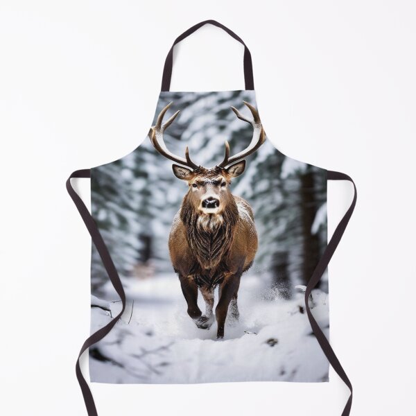 Item preview, Snowy deer designed and sold by Collection de trésors .