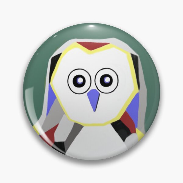 Item preview, 0wl in technicolour digital painting for charity designed and sold by JayTCee.
