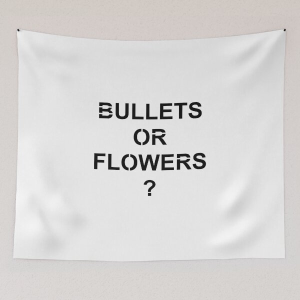 Item preview, Bullets or flowers? designed and sold by Mykola-Sychov.