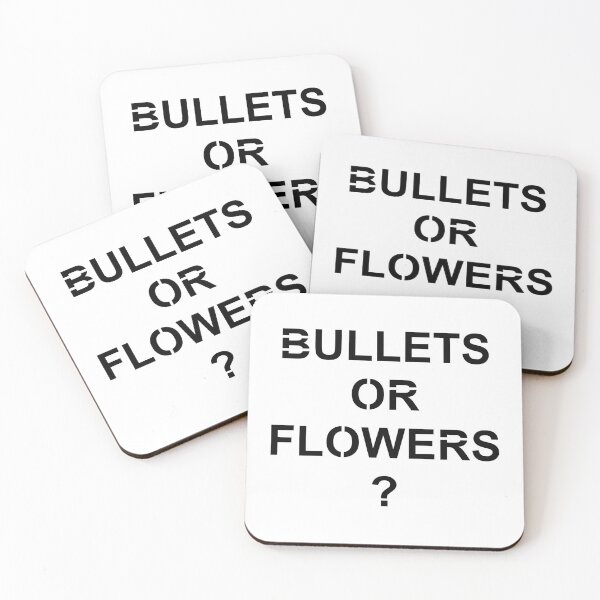 Item preview, Bullets or flowers? designed and sold by Mykola-Sychov.