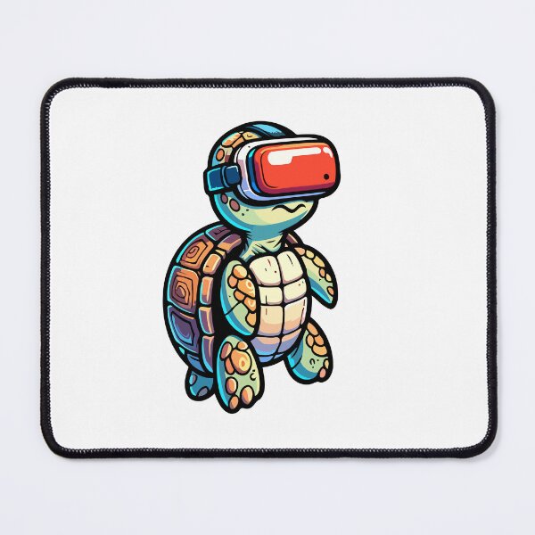 Item preview, Virtual Reality Turtle Adventure -Cartoon Turtle with VR Headset designed and sold by Akioos.