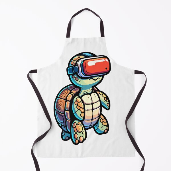 Item preview, Virtual Reality Turtle Adventure -Cartoon Turtle with VR Headset designed and sold by Akioos.
