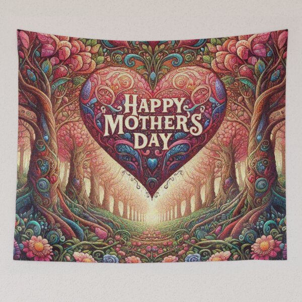 Item preview, Día De La Madre Floral Corazón Bosque designed and sold by Illuministique.
