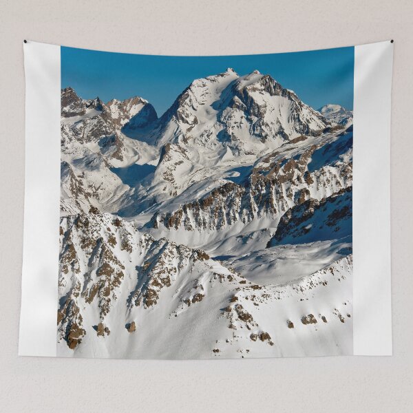 Artikelvorschau, Französische Alpen Mont Vallon Meribel Mottaret Frankreich entworfen und verkauft von AndyEvansPhotos.