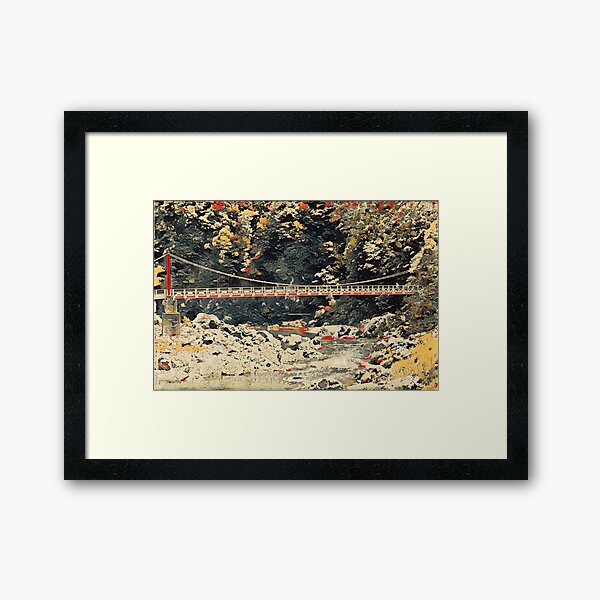 Aperçu de l'œuvre Le pont Ukiyoe créée et vendue par joeycastaneda.