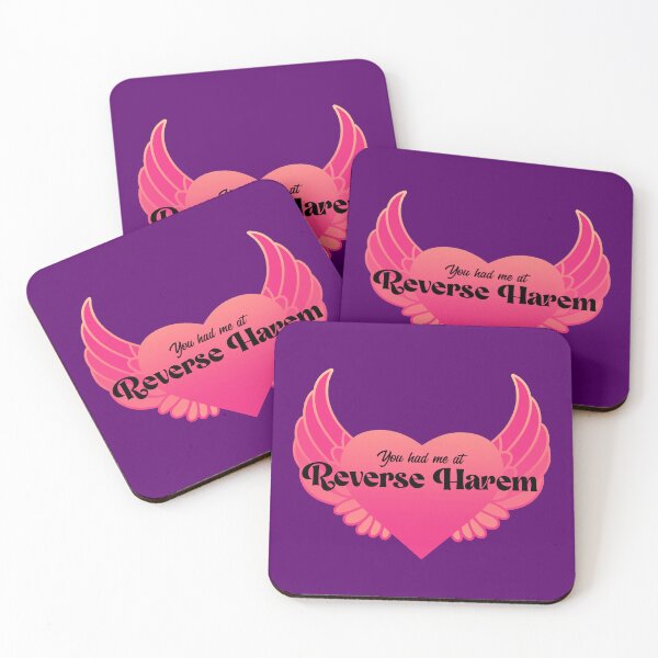 Item preview, You Had Me At Reverse Harem | Hot Pink and Gold designed and sold by RomantasyRealm.