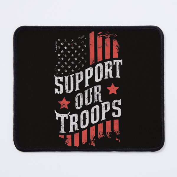 Item preview, Support Our Troops - Patriotic Veterans Day Shirt with American Flag Design designed and sold by HOMEDESIGNPRINT.