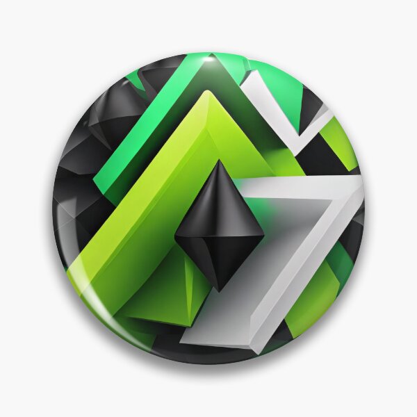 Item preview, Abstract Shape Art Green White Grey V3 designed and sold by Salimgor Hangaround Music.
