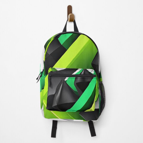 Item preview, Abstract Shape Art Green White Grey V3 designed and sold by Salimgor Hangaround Music.