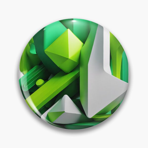 Item preview, Abstract Shape, Art Green Turquoise White designed and sold by Salimgor Hangaround Music.