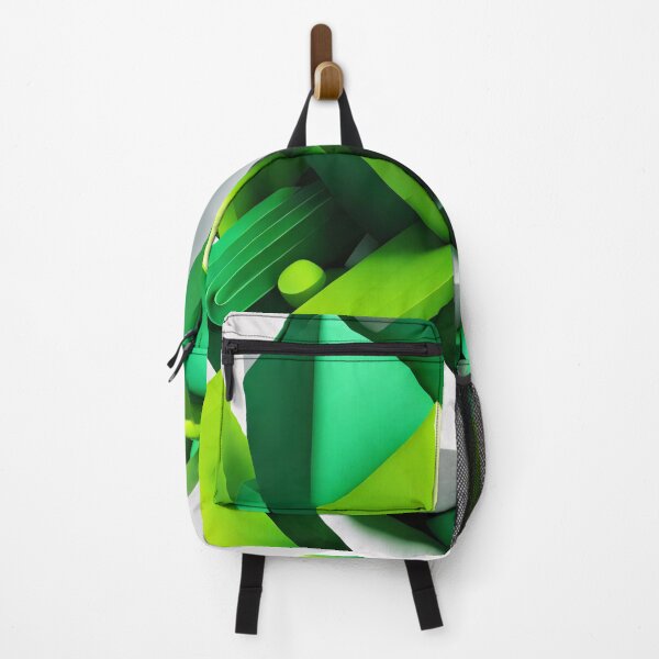 Item preview, Abstract Shape, Art Green Turquoise White designed and sold by Salimgor Hangaround Music.
