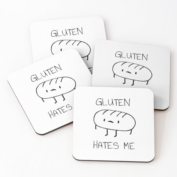 Artikelvorschau, Gluten hasst mich - Trauriges Brot entworfen und verkauft von DiscoDash.