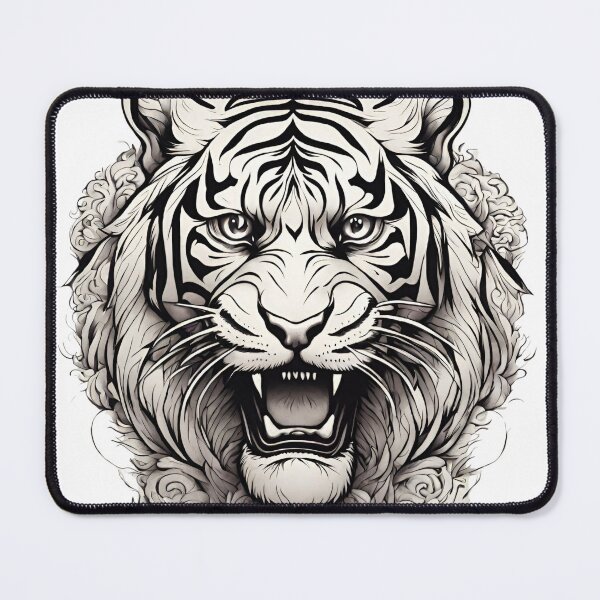 Item preview, Bengal tiger face designed and sold by Yeyishop.