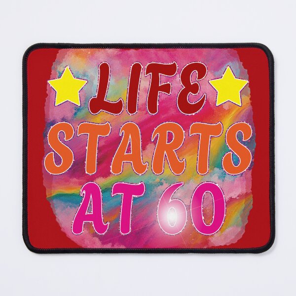 Item preview, Happy 60th Birthday - Life starts at 60  designed and sold by EunsooLee.