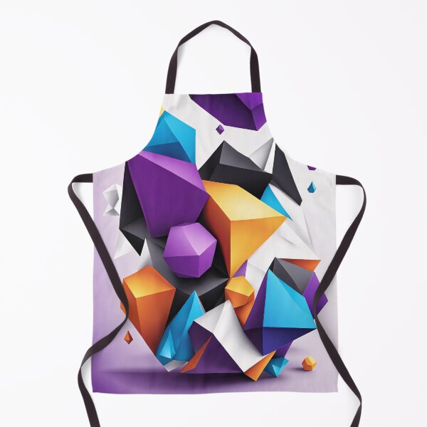 Item preview, Abstract Shape Art Purple Orange Blue designed and sold by Salimgor Hangaround Music.