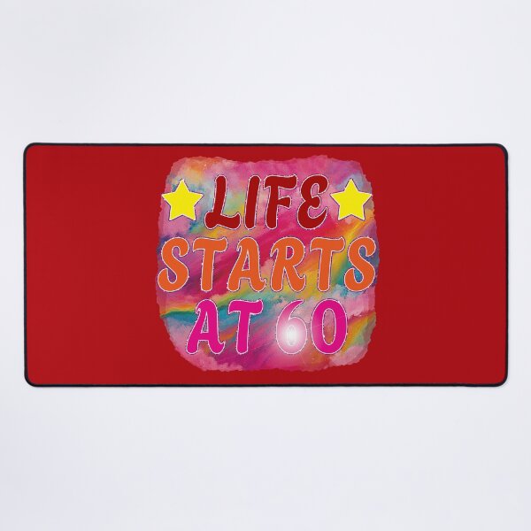 Item preview, Happy 60th Birthday - Life starts at 60  designed and sold by EunsooLee.