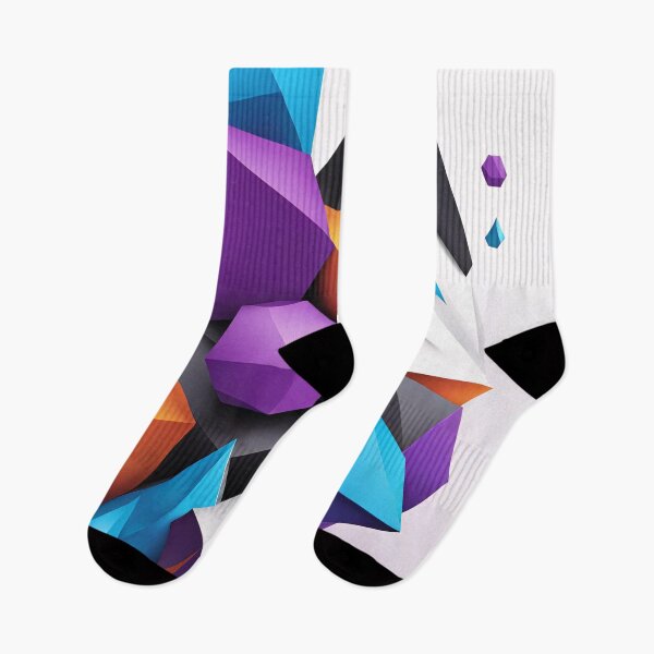 Item preview, Abstract Shape Art Purple Orange Blue designed and sold by Salimgor Hangaround Music.