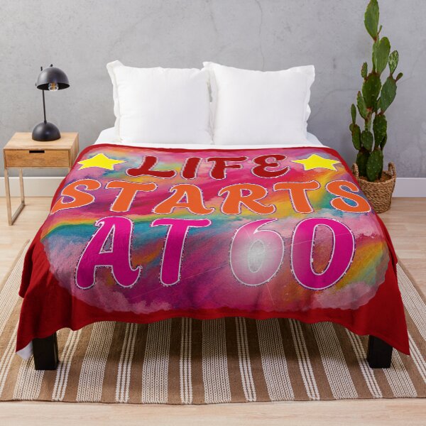 Item preview, Happy 60th Birthday - Life starts at 60  designed and sold by EunsooLee.