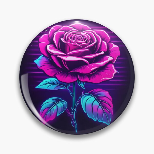 Item preview, 80's SYNTHWAVE ROSE designed and sold by RETROSTORE4YOU.