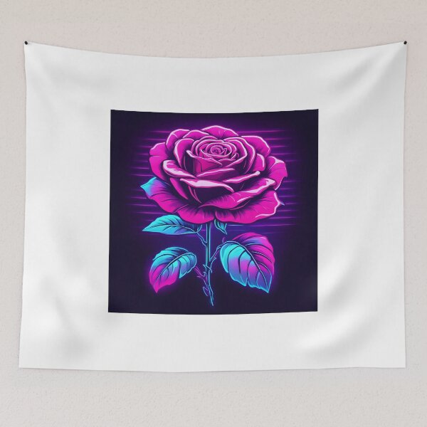 Item preview, 80's SYNTHWAVE ROSE designed and sold by RETROSTORE4YOU.