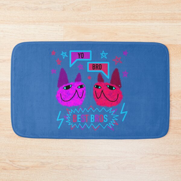 Item preview, Yo Bro Best Bros Fuzzy Cats designed and sold by chowlet.
