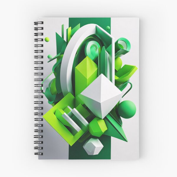 Item preview, Abstract Shape, Art Green White designed and sold by Salimgor Hangaround Music.