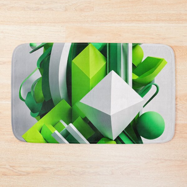 Item preview, Abstract Shape, Art Green White designed and sold by Salimgor Hangaround Music.