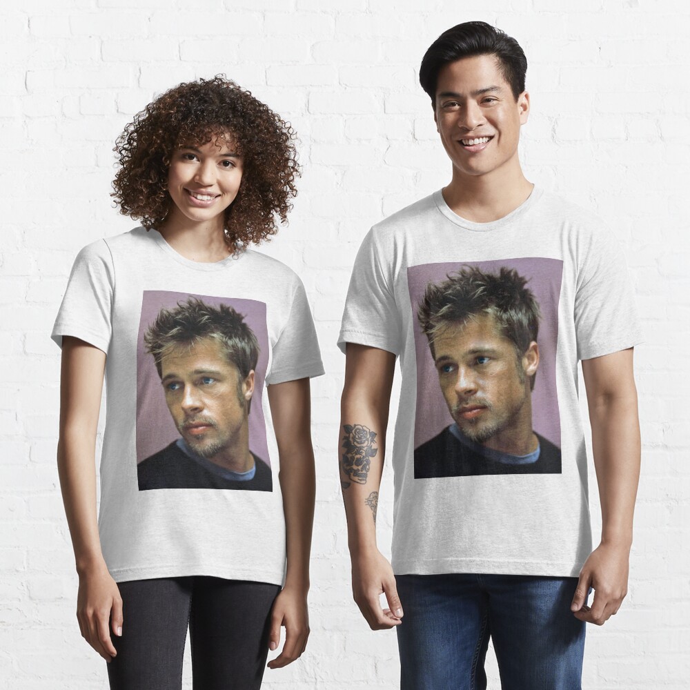 Brad Pitt Fight Club T Shirt For Sale By Chaifiction Redbubble Fight Club T Shirts Brad 