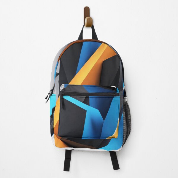 Item preview, Abstract Shape, Art Black Blue Orange White designed and sold by Salimgor Hangaround Music.