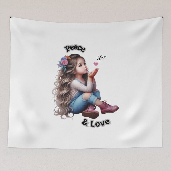 Item preview, “Peace & Love” designed and sold by CHRIST5000.