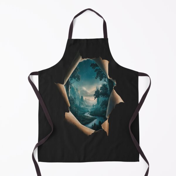 Item preview,  forest scene that peeks through rip  ped designed and sold by hamza243.