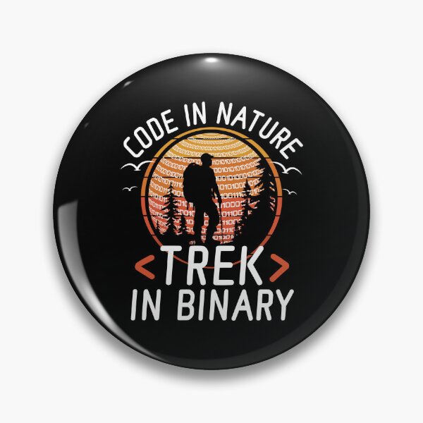 Item preview, Code Nature Enthusiast Binary Trek Outdoor Father Birthday designed and sold by BunBuntheDog-.