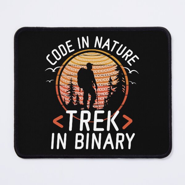 Item preview, Code Nature Enthusiast Binary Trek Outdoor Father Birthday designed and sold by BunBuntheDog-.