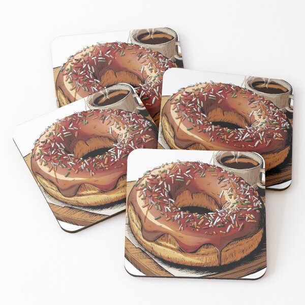 Item preview, "Tempting Treats: Glazed Donut Delight" designed and sold by DesignEpic22.