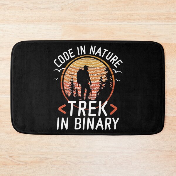 Item preview, Code Nature Enthusiast Binary Trek Outdoor Father Birthday designed and sold by BunBuntheDog-.