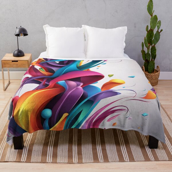 Item preview, Abstract Shape, Art Blue Purple Orange Pink designed and sold by Salimgor Hangaround Music.