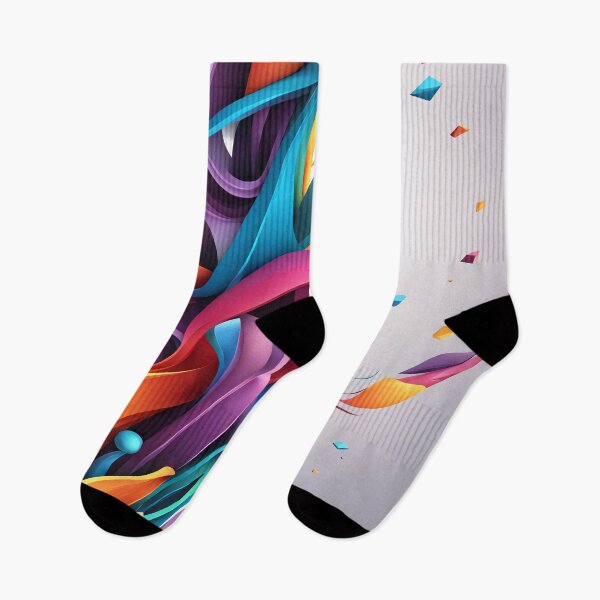 Item preview, Abstract Shape, Art Blue Purple Orange Pink designed and sold by Salimgor Hangaround Music.