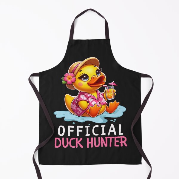 Item preview, Official Duck Hunter Funny Cute Rubber Duck Girl designed and sold by WildPalette-Art.