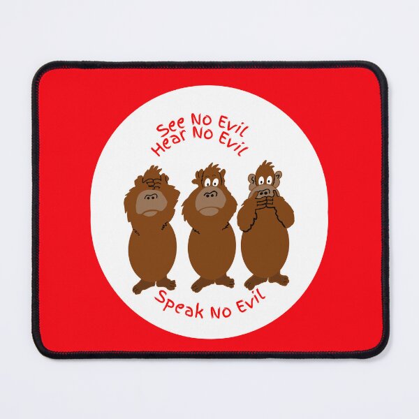 Item preview, Monkeys See No Evil, Hear No Evil, Speak No Evil designed and sold by LiaIsabellaArt.