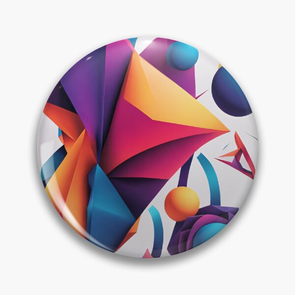 Item preview, Abstract Shape Art Blue Purple Orange Pink V2 designed and sold by Salimgor Hangaround Music.