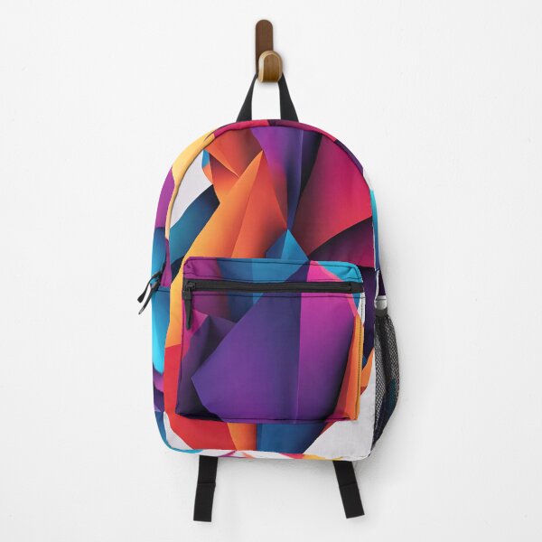 Item preview, Abstract Shape Art Blue Purple Orange Pink V2 designed and sold by Salimgor Hangaround Music.