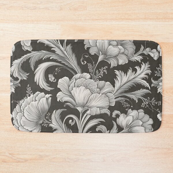Item preview, White Flowers Pattern designed and sold by Haji  Kamora.
