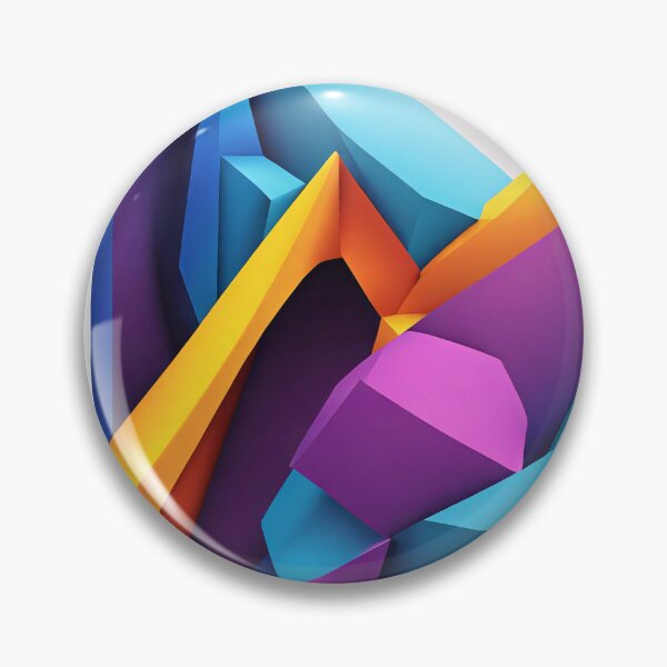 Item preview, Abstract Shape Art Blue Purple Orange Pink V3 designed and sold by Salimgor Hangaround Music.