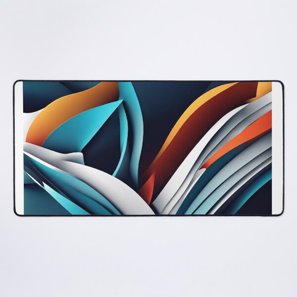 Item preview, Abstract Shape Art Blue Background designed and sold by Salimgor Hangaround Music.